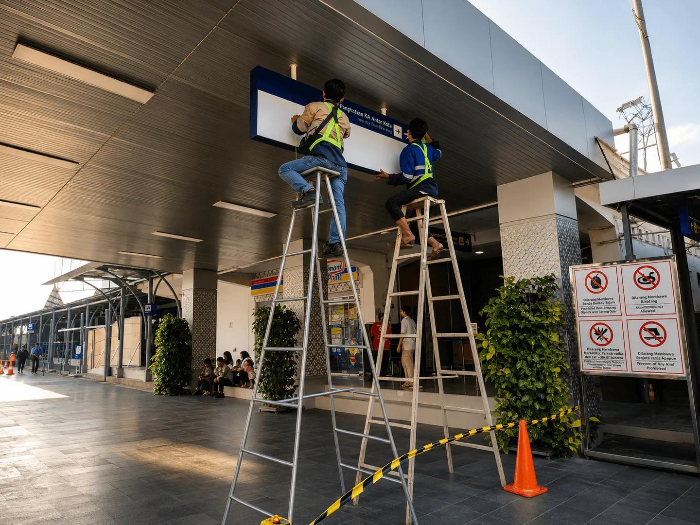 KAI Signage Installation